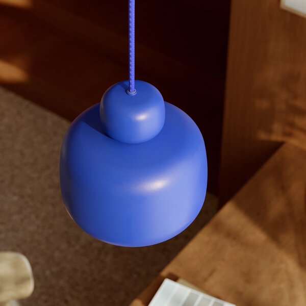 Függőlámpa Woud, Stone, dimmable, Kék, Konyha, Fém, Dizájn