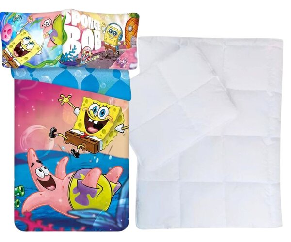 SpongyaBob ovis ágynemű szett (vidám)