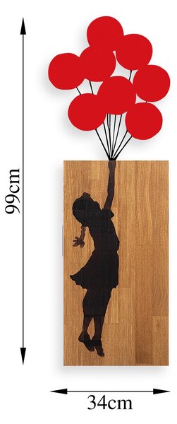 Fa fali dekoráció, banksy - 17