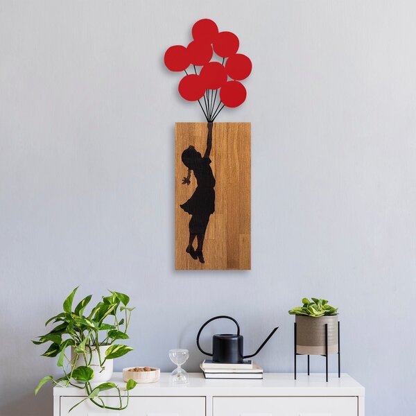 Fa fali dekoráció, banksy - 17