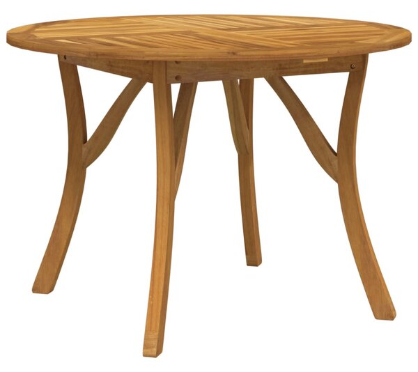 Tömör akácfa kerti asztal Ø110 cm