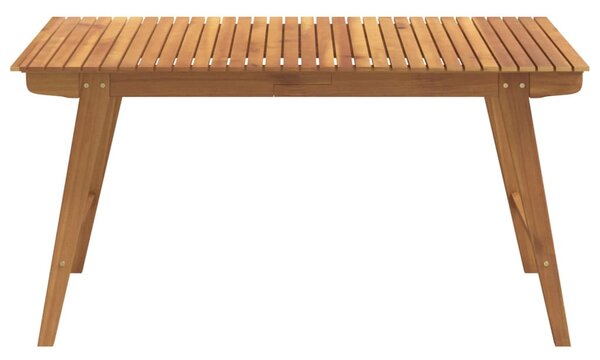 Tömör akácfa kerti asztal 150 x 90 x 75 cm