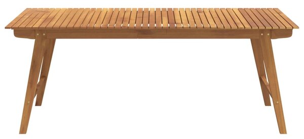 Tömör akácfa kerti asztal 200 x 90 x 75 cm