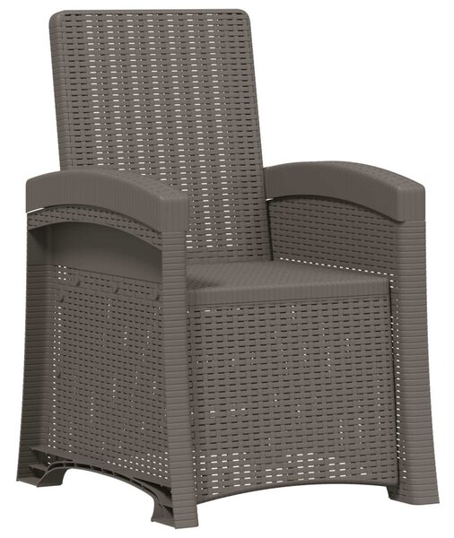 Dönthető kertiszék rattan hatású 2 pcs