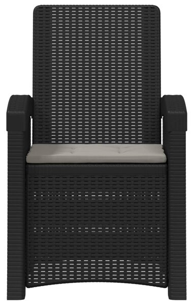 Dönthető kertiszék rattan hatású 2 pcs