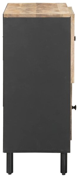 Tároló szekrények Barna 80 x 33,5 x 75 cm Tömör Mangófát