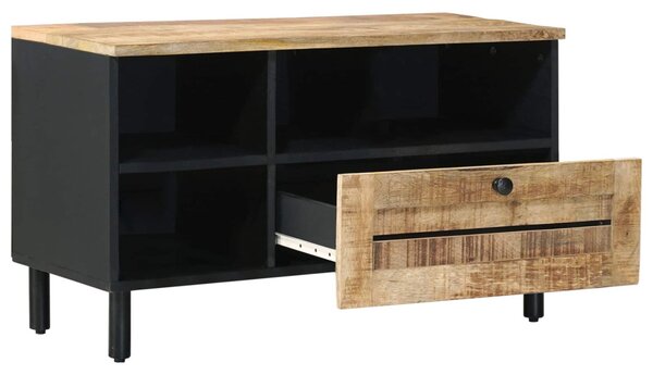 Tároló szekrények Barna 80 x 33,5 x 46 cm Tömör Mangófát