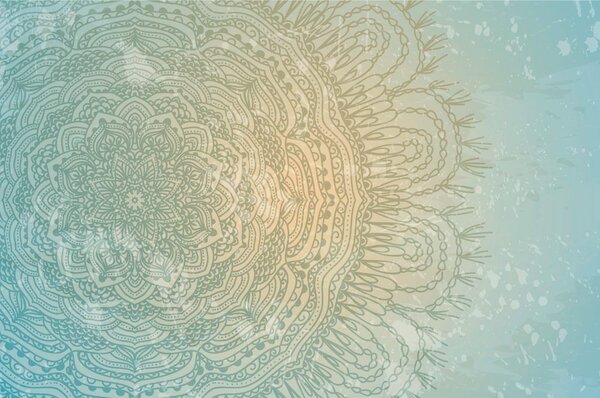 Tapéta dekoratív Mandala