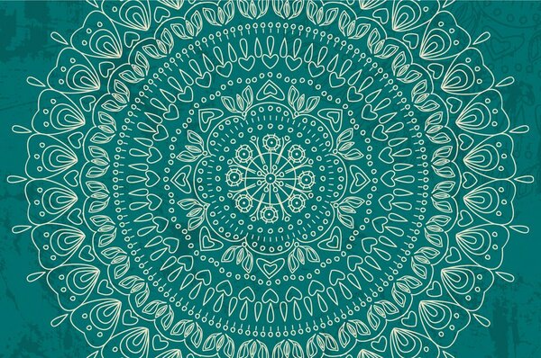 Tapéta kézzel rajzolt Mandala