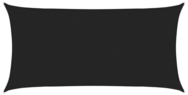 Napernyő Vászon Fekete 2 x 6 m HDPE
