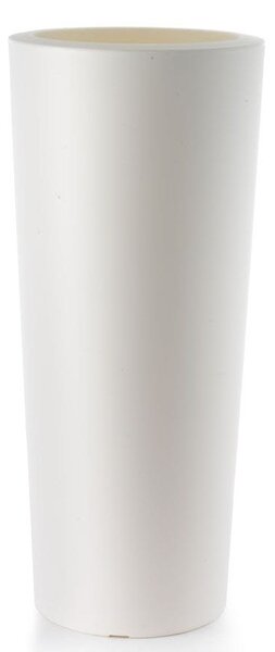 Slim virágcserép 90 cm – Matt fehér elegancia - Fehér