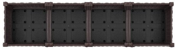 Kerekes Kerti Ültető Barna 160 x 40 x 29 cm PP