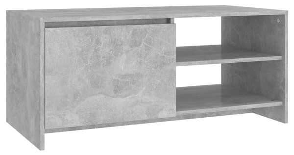 Betonszürke szerelt fa dohányzóasztal 102x 50 x 45 cm