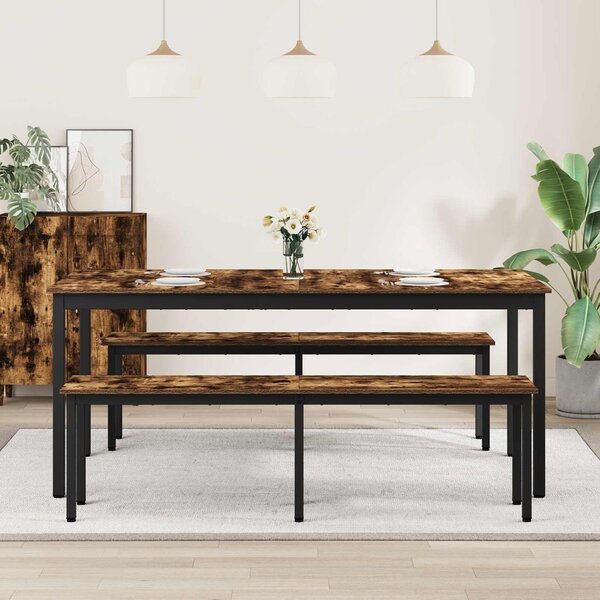 Étkezőasztalok 2 pcs 180 x 90 x 75 cm Faanyag