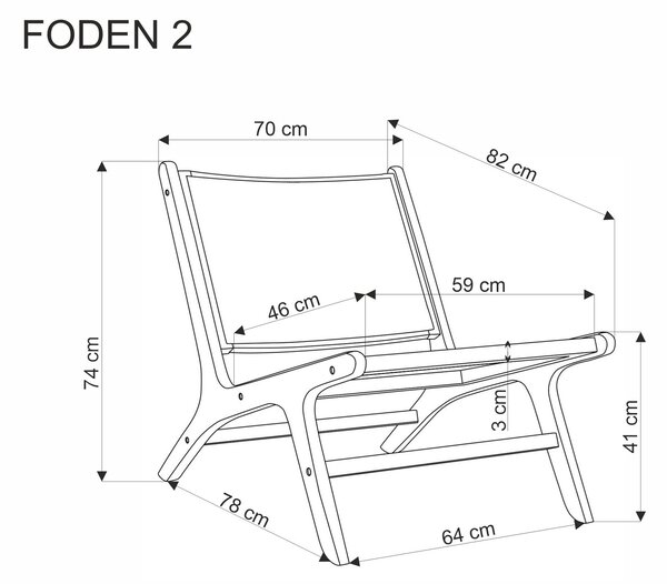 Foden 2 pihenőszék