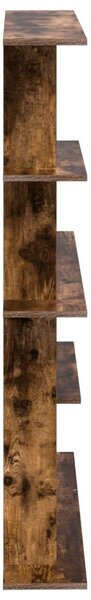 Falpolc Füstös Tölgy 102 x 20 x 130 cm Szerelt Fa