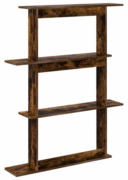 Falpolc Füstös Tölgy 100 x 20 x 126 cm Szerelt Fa