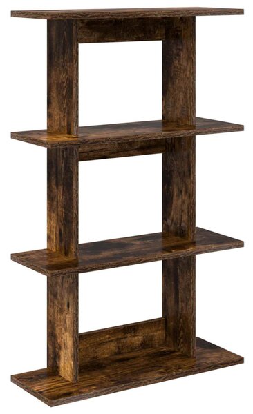 Falpolc Falra szerelhető Füstös Tölgy 56 x 20 x 90 cm