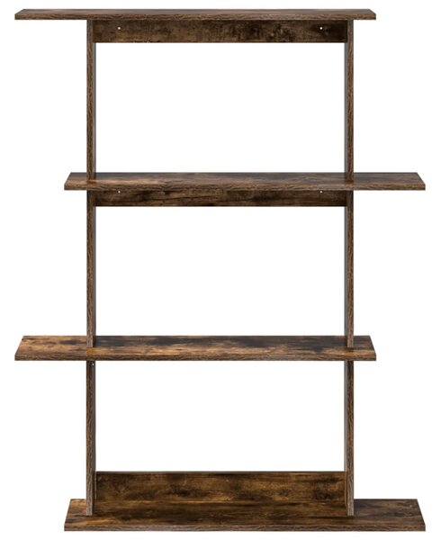 Falpolc Füstös Tölgy 100 x 20 x 126 cm Szerelt Fa