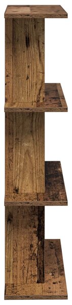 Falpolc Falra szerelhető Antik Fa 56 x 20 x 90 cm Szerelt Fa