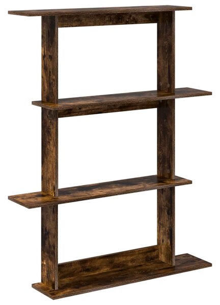 Falpolc Füstös Tölgy 100 x 20 x 126 cm Szerelt Fa