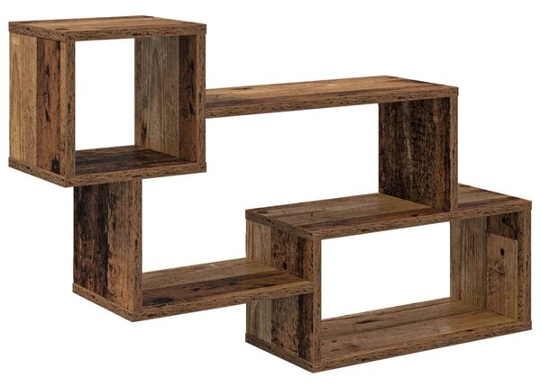 Lebegő polc Falra szerelhető Antik Fa 87 x 20 x 55 cm