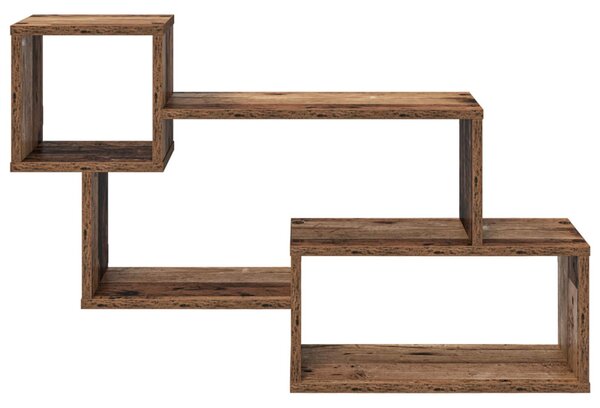 Lebegő polc Falra szerelhető Antik Fa 87 x 20 x 55 cm