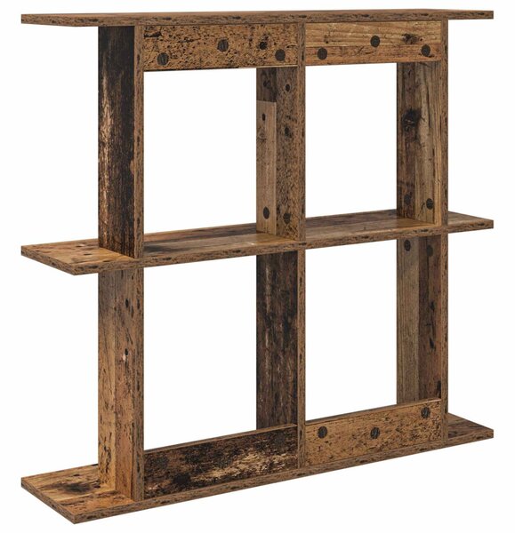 Falpolc Falra szerelhető Antik Fa 80 x 20 x 75 cm Szerelt Fa