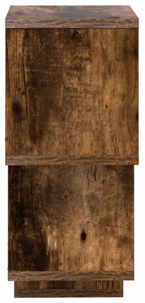 Lebegő polc Falra szerelhető Füstös Tölgy 87 x 20 x 55 cm