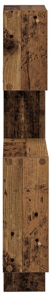 Fali Kocka Polcok Falra szerelhető Antik Fa 64 x 13,5 x 91,5 cm