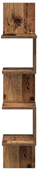 Falpolc Falra szerelhető Antik Fa 32 x 21 x 107 cm Szerelt Fa