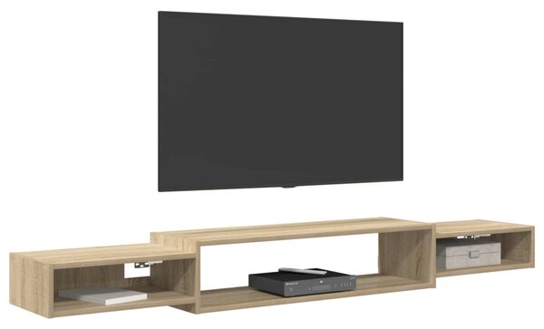 Falsítható TV Szekrény Falra szerelhető Sonoma Tölgy
