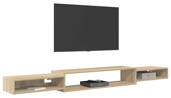Falsítható TV Szekrény Falra szerelhető Sonoma Tölgy