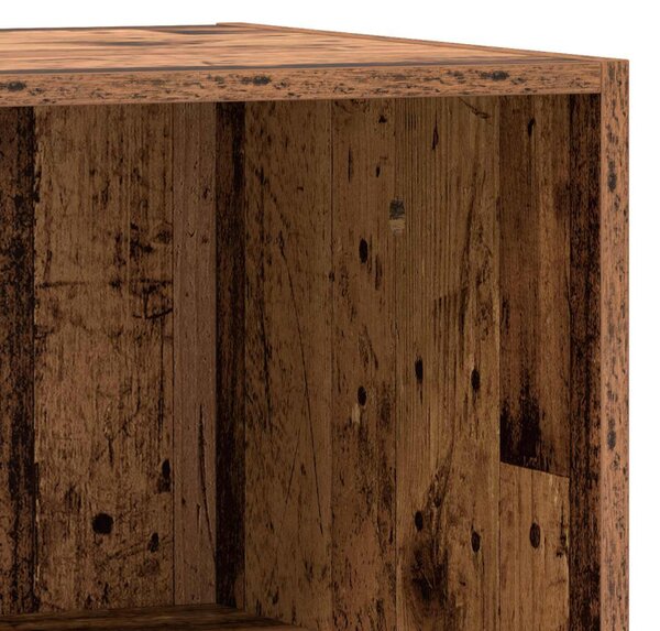 Ruhásszekrény polcokkal tárolóval Antik fa 77 x 48 x 102 cm PB