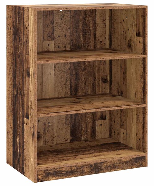 Ruhásszekrény polcokkal tárolóval Antik fa 77 x 48 x 102 cm PB