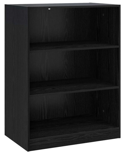 Ruhásszekrény polcokkal Fekete tölgy 77 x 48 x 102 cm PB