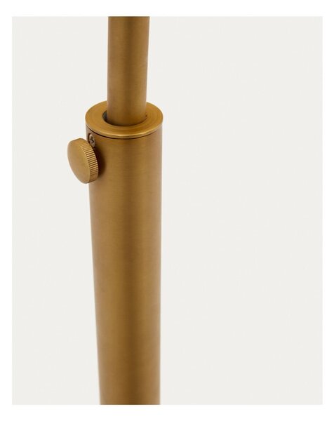 Aranyszínű állólámpa fém búrával (magasság 160 cm) Madali – Kave Home