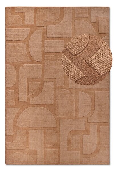 Barna kézi szövésű gyapjú szőnyeg 120x170 cm Alexis – Villeroy&Boch