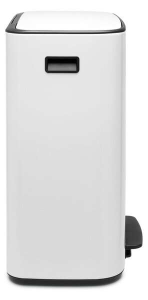 Fehér acél szelektív pedálos szemetes 60 l Bo – Brabantia