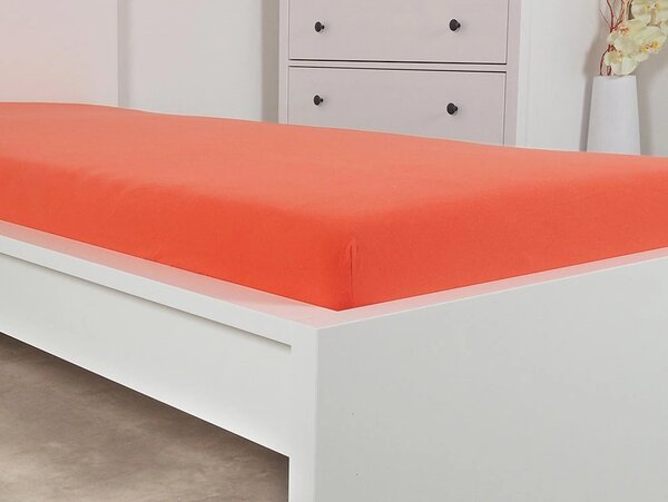 Jersey lepedő ALVORA 90x200 cm piros