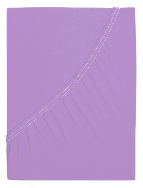 Mako-jersey pamut lepedő LUXORA 180x200 cm lila