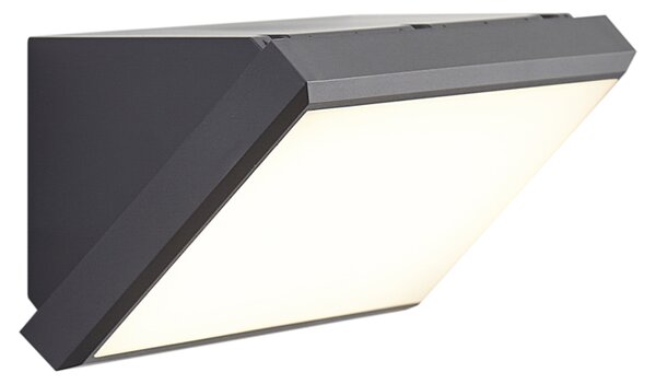 Modern kültéri fali lámpa sötétszürke LED-del IP65 - Marek