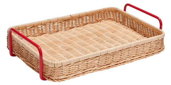 Rattan szervírozó tálca 27x42 cm Splint – Hübsch