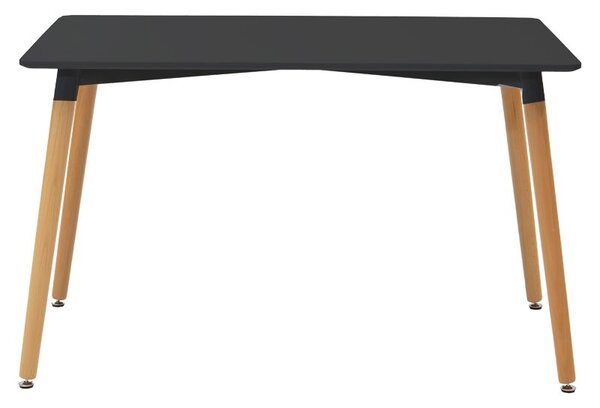 Set masa si scaune dining, 5 buc, Aurora Natali, Alb, 120x80x76 cm