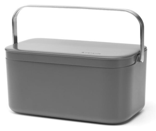 Sötétszürke komposztálható hulladék gyűjtő 1,8 l SinkSide – Brabantia