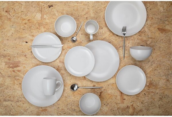 Ezüstszínű rozsdamentes acél evőeszköz készlet 16 db-os Modern retro – Premier Housewares