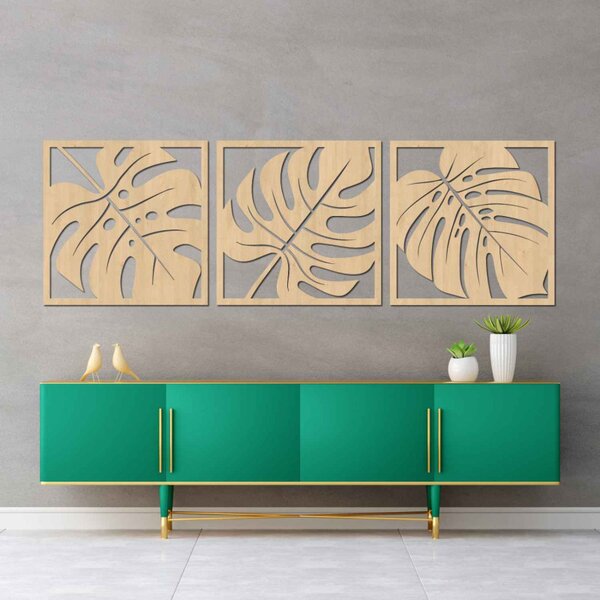 Természetes monstera faldekoráció | SELERE