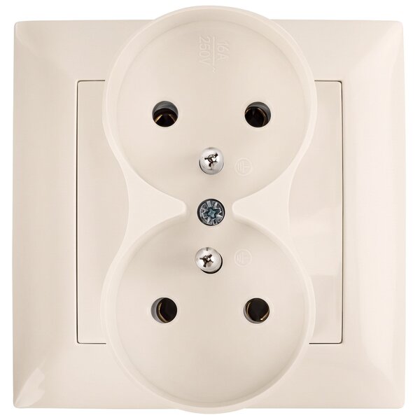 Dupla aljzat földeléssel OSTE JNH002-G Beige
