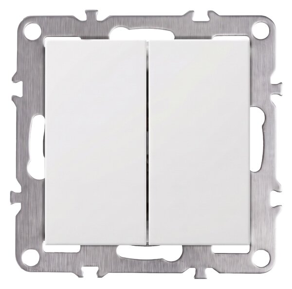 Kettős Kapcsoló OSTE JNH007-W WHITE