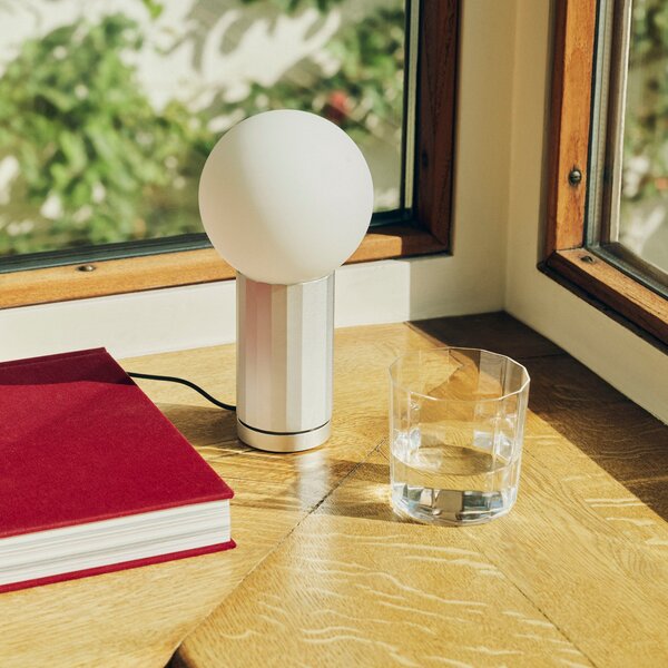 Asztali lámpa HAY, TURN ON, dimmable, Fémes, Nappali, Üveg, Modern